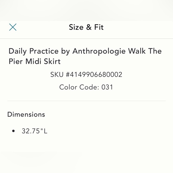 Anthropologie MidiSkirt, Moss, Size L - Picture 5 of 6